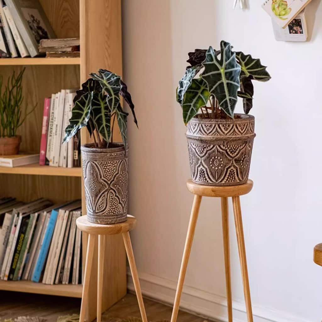 RusticReach Classic Element Art Planter Clay Flowerpot