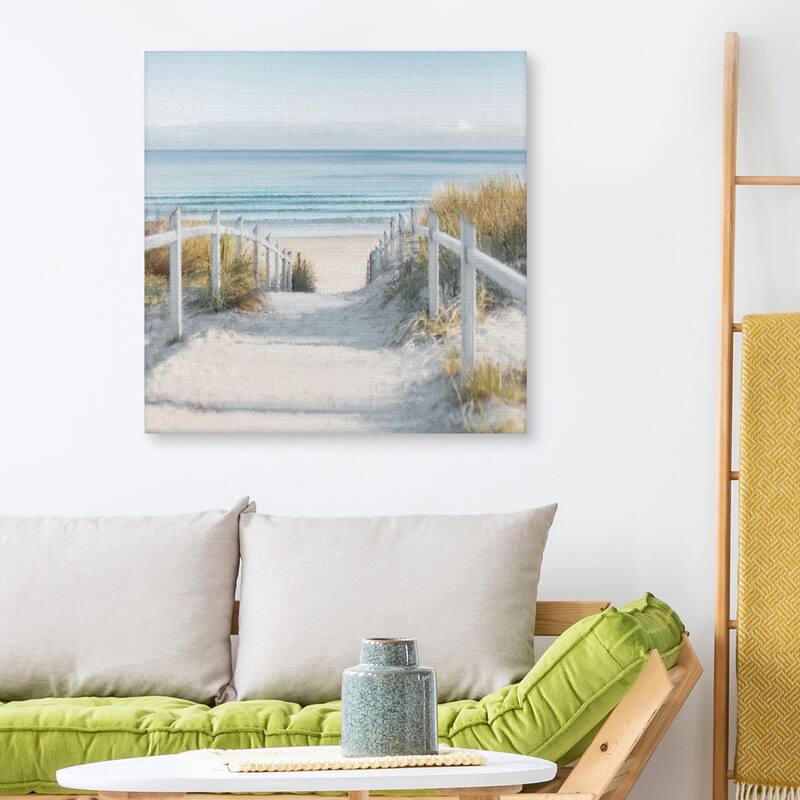 Coastal Retreat Meander by Mark Chandon Canvas Art Print by Mark Chandon Canvas Art Print