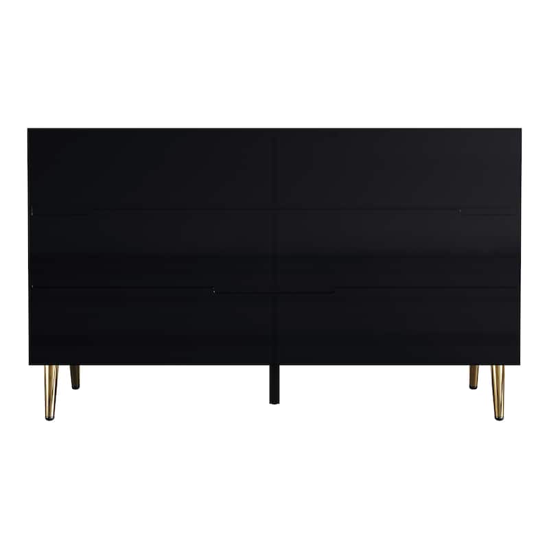 CraftPorch Luxury Dresser - Black