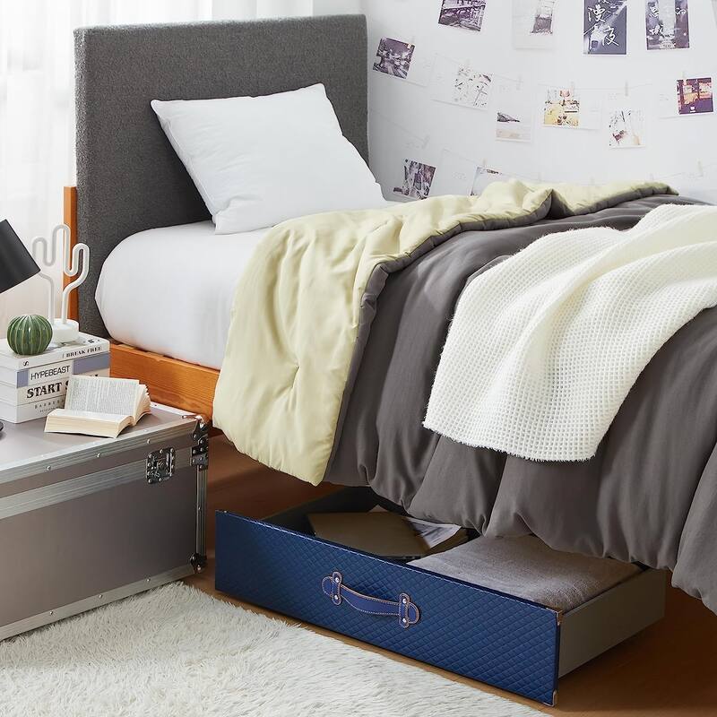 Texture® Brand - Rolling Under Bed Storage Drawer by DormCo
