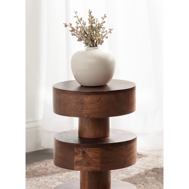 Kate and Laurel Omar Round Drink Table