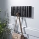 preview thumbnail 7 of 5, SAFAVIEH Cato 3-Hook Wall Mounted Coat Rack - 19" W x 1" D x 7" H