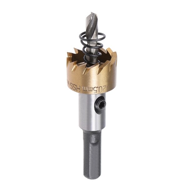 20.5mm HSS Drill Bit Hole Saw Stainless High Speed Steel Metal Alloy