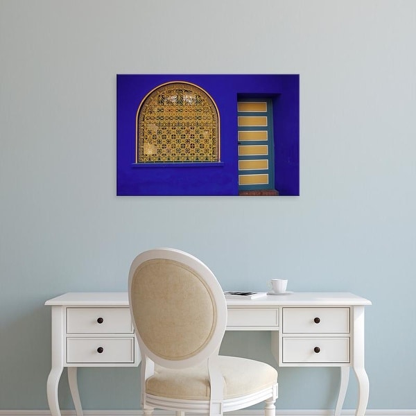 Easy Art Prints Darrell Gulin's 'Marrakech Doorway In Jardin Majorelle' Premium Canvas Art