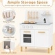preview thumbnail 7 of 7, Pretend Play Kitchen Set for Kids with Storage and Cooking Fun - 22" x 12" x 30"