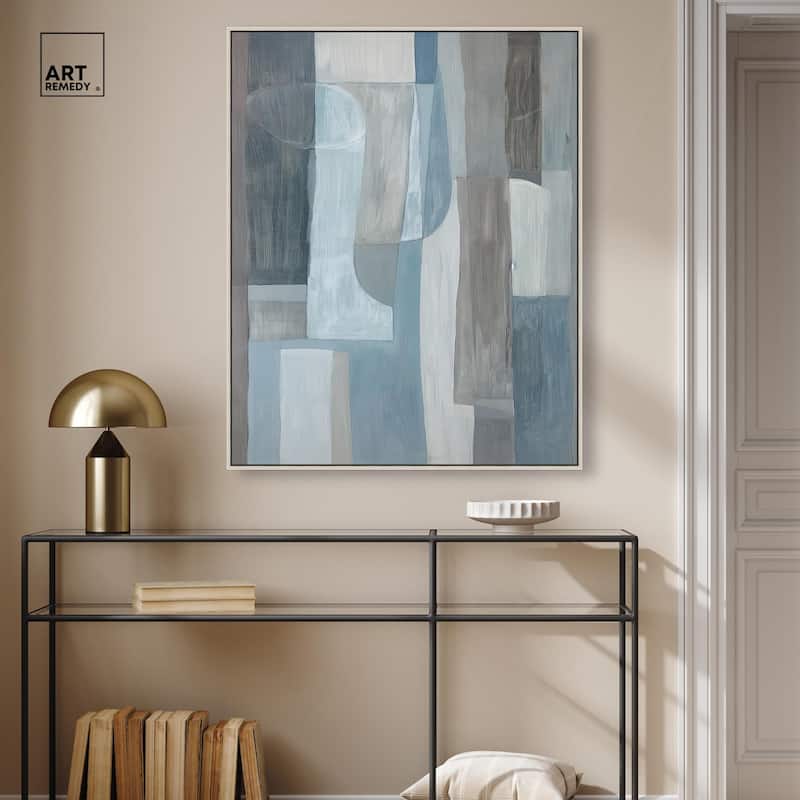 Tessellated Tones III Canvas by Art Remedy