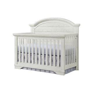 Foundry 56" Wide Arch Top Convertible Crib, White Dove