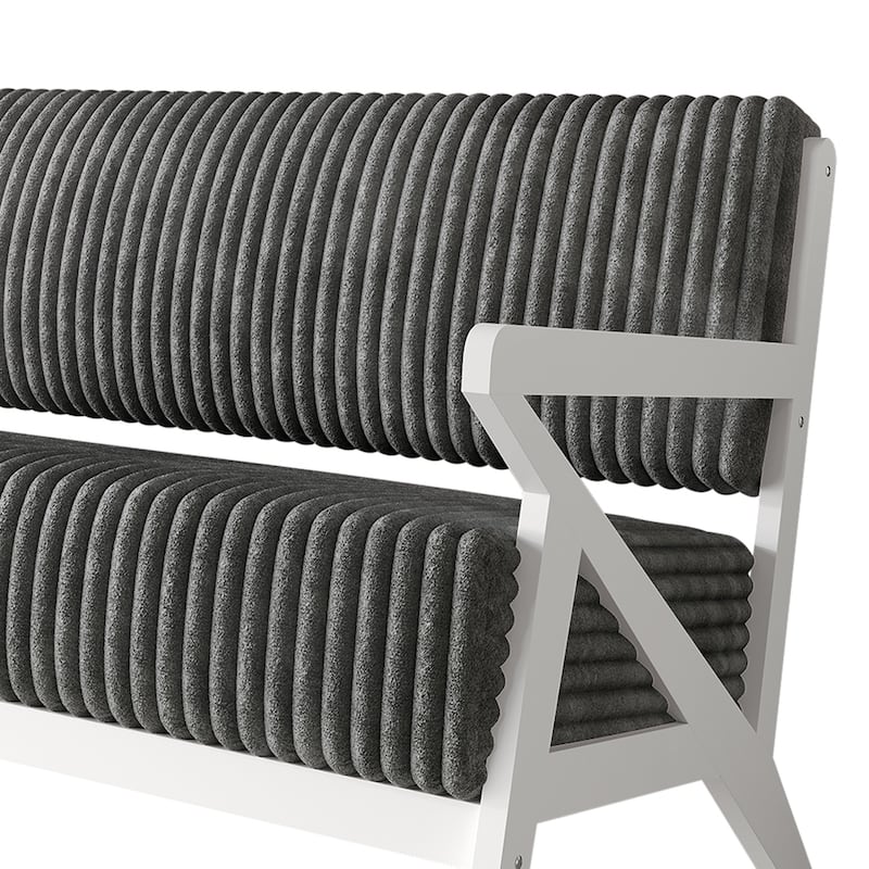 CraftPorch Chic Modern Velvet 2-Piece Upholstered Living Room Set