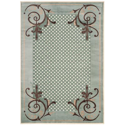 Martha Stewart by SAFAVIEH Handmade Scrollwork Viscose Rug