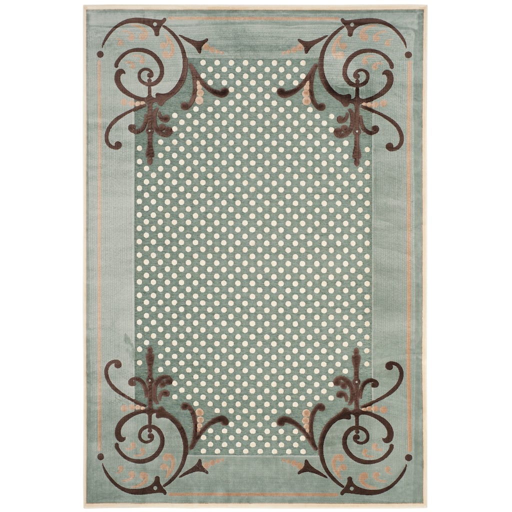 Martha Stewart by SAFAVIEH Handmade Scrollwork Viscose Rug