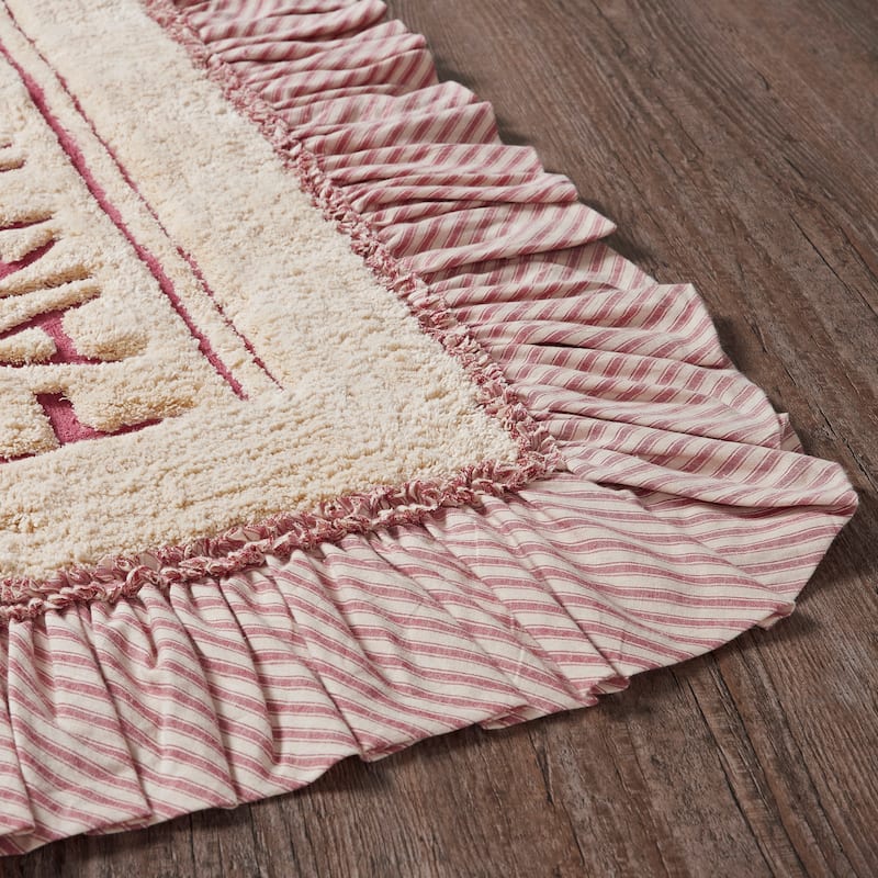 Sawyer Mill Red Farmhouse Bathmat 27x48