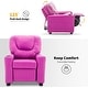 preview thumbnail 27 of 42, Mcombo Kids Recliner Chair Armrest Sofa for Toddlers Faux Leather