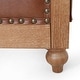 preview thumbnail 39 of 39, Castalia Nailhead Trim Chesterfield Sofa by Christopher Knight Home - 78.75" L x 33.50" W x 28.00" H