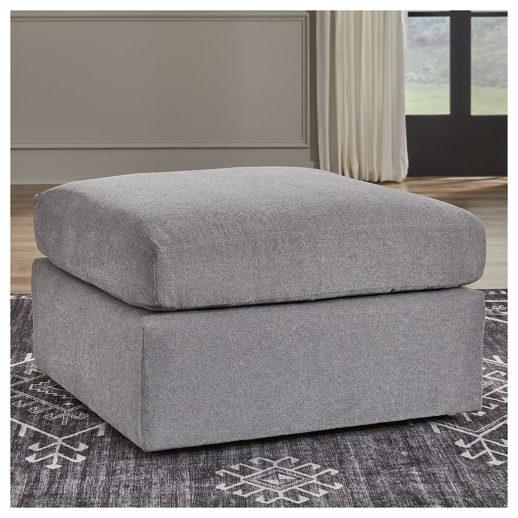 Signature Design by Ashley Modmax Dark Gray Oversized Accent Ottoman