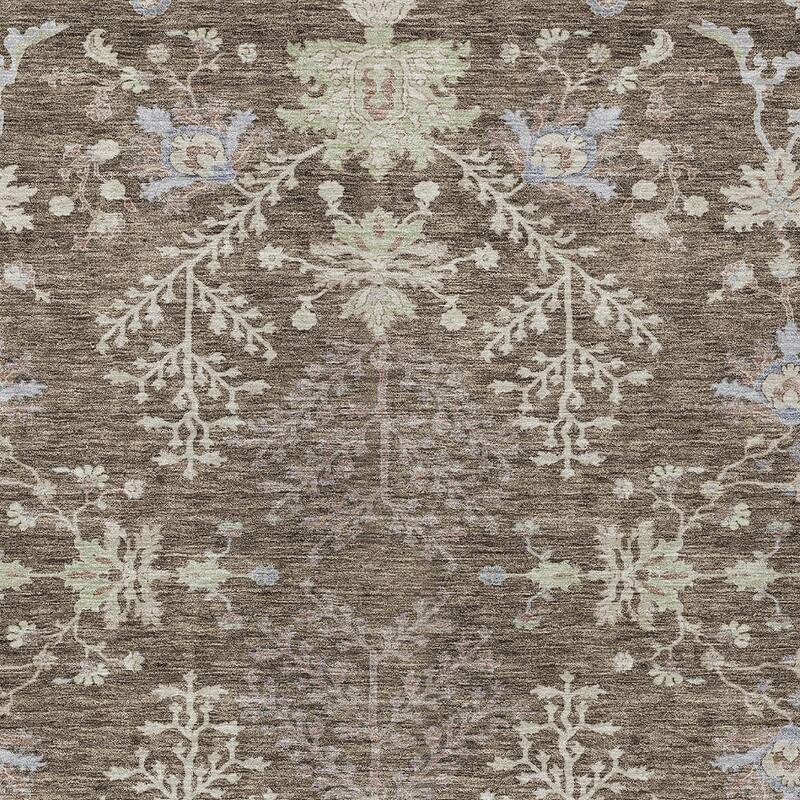 HomeRoots Floral Transitional Rectangle Outdoor Rug
