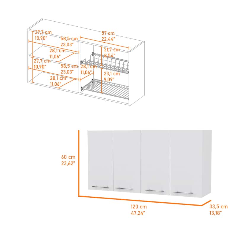 Kitchen Cabinet Durham With Four Doors