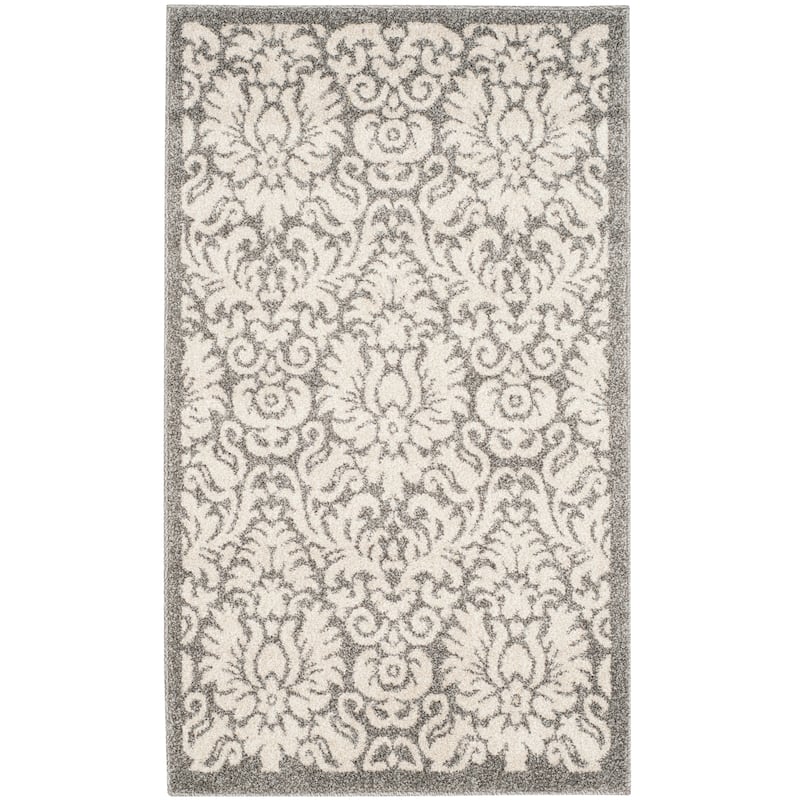 SAFAVIEH Amherst Asseline Modern Rug - 2'6" x 4' - Dark Grey/Beige