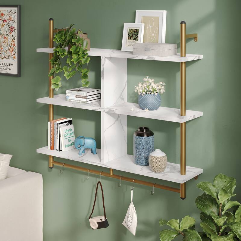 41 inch Wall Shelves 3-tiers Floating Shelf - 41 inch