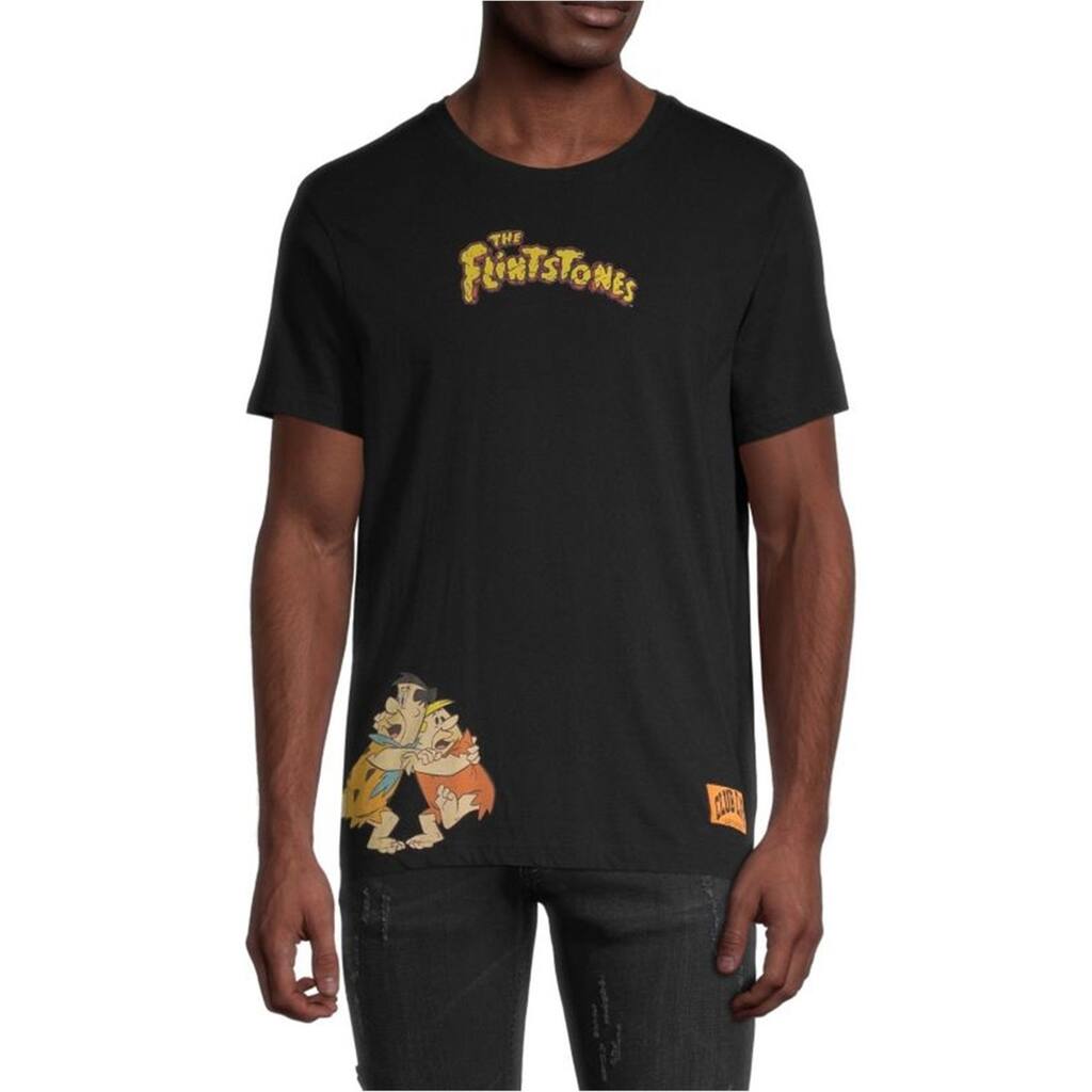 Elevenparis Mens Flintstones Graphic T-Shirt
