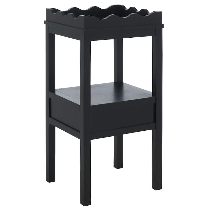 SAFAVIEH Home Darlyn One Drawer Accent Table - 14"W x 13"D x 28"H