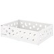 preview thumbnail 11 of 11, Full Size Floor Bed with Slats, Solid Wood Bedframe with Heightened Safety Guardrails and Door
