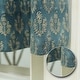 preview thumbnail 29 of 30, Fabdivine Handmade Pure Linen Fabric Eyelet Curtain Block Print Floral Drape