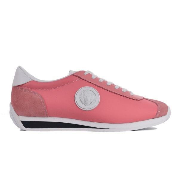 womens pink suede trainers