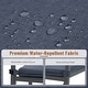 preview thumbnail 25 of 45, Outdoor Stackable Aluminum Dining Chair with Cushion (Set of 4)