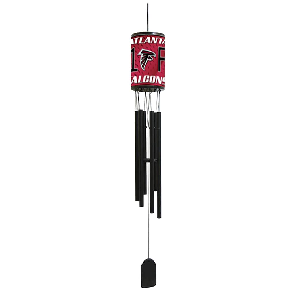 NFL Wind Chime, #1 Fan with Team Logo, Atlanta Falcons