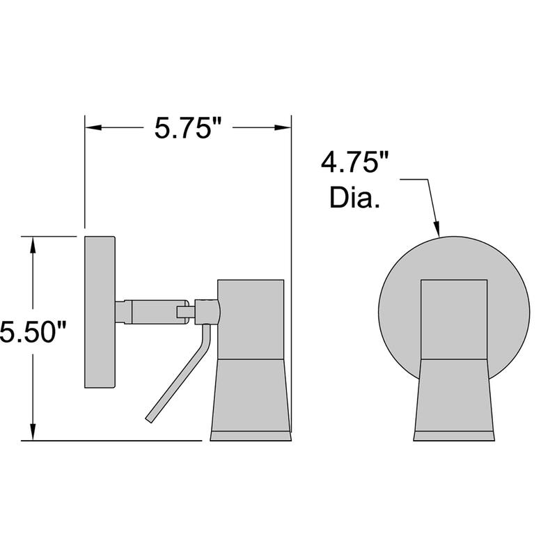 Access Lighting Cyprus-2Â  - LED Light Wall Sconce - Bronze Finish
