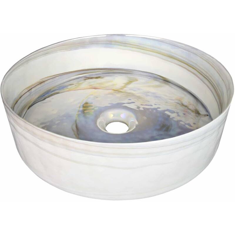 Native Trails Murano 16" Circular Glass Vessel Bathroom Sink