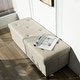 preview thumbnail 11 of 22, Fabric Upholstered Storage Ottoman, Bench for Entryway, Bedroom, Closet