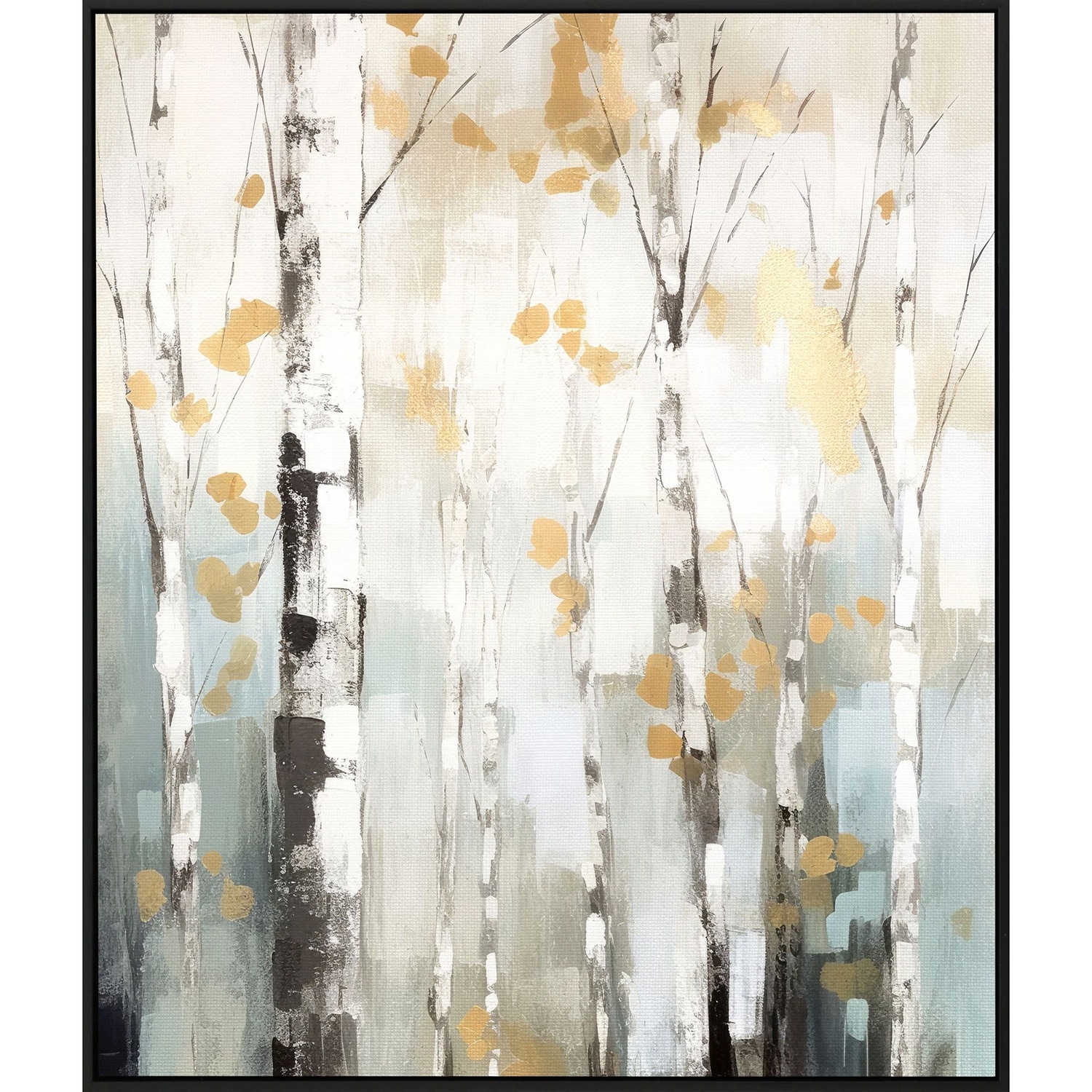 Birch Silhouette I Giclee on Canvas No Glass