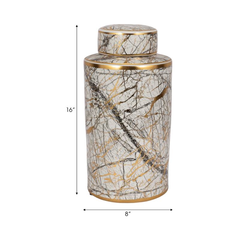 Ceramic Modern Decorative Jar with Lid