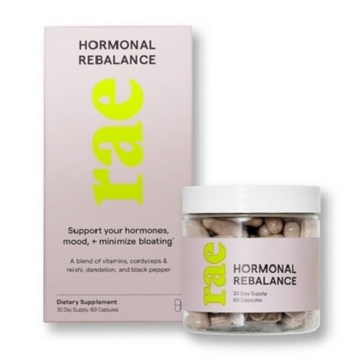 Rae Hormonal Rebalance Dietary Supplement Capsules Overstock 33004599