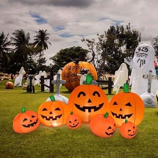 Halloween Blow up Inflatable Pumpkin Decoration - Overstock - 34748688