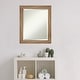preview thumbnail 19 of 35, Beveled Wood Bathroom Wall Mirror - Owl Brown Narrow Frame