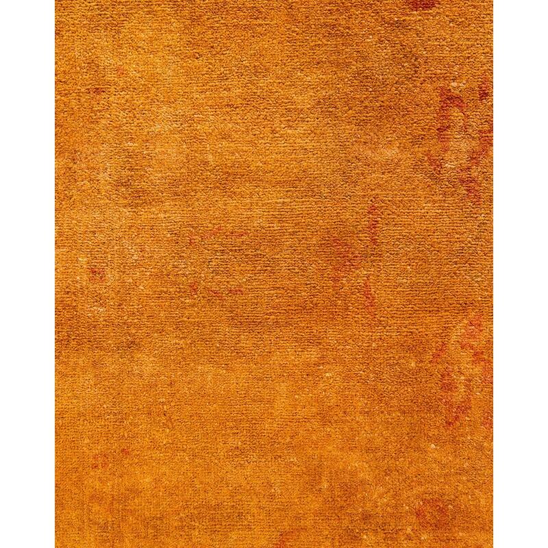 Vibrance, One-of-a-Kind Hand-Knotted Area Rug - Gold, 4' 2" x 6' 3" - 4' 2" x 6' 3"
