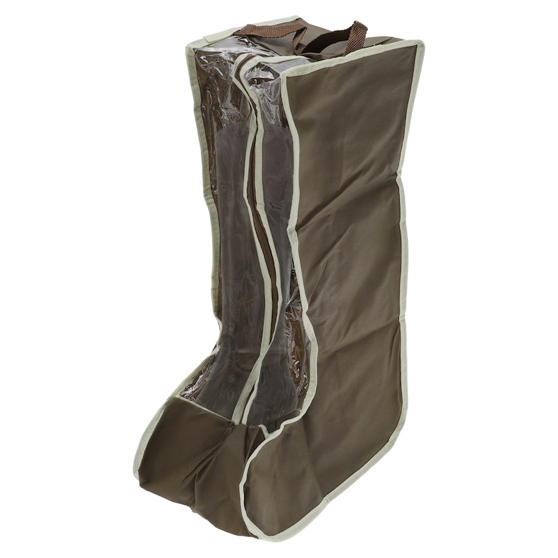 Dustproof Boots Print Shoes Dust Cover 1 Pc - Brown - Long Boots
