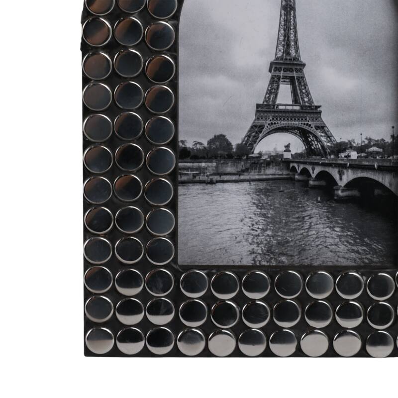 Metal Glass Contemporary Modern Arched Design Picture Frame