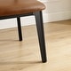 preview thumbnail 14 of 34, Art Leon Cane Backrest Leather Dining Chairs (Set of 2)