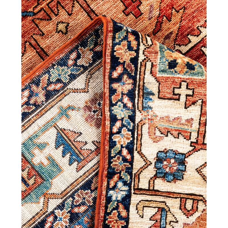 Serapi One-of-a-Kind Hand-Knotted Area Rug - Orange - 8' 1" x 10' 3"