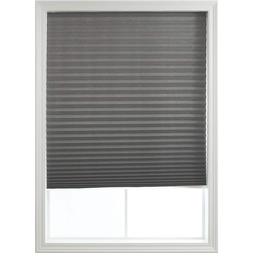 Cut-at-Home Cordless 100% Blackout Cellular Fabric Pleated Window Shade Pull-Down Blind for Home