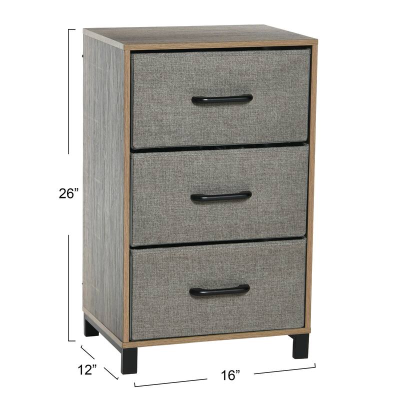 Household Essentials Dresser Nightstand Chest of Drawers