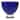 Majestic Gifts  European Glass Round Footed Bowl-Cobalt 10.5" Diameter
