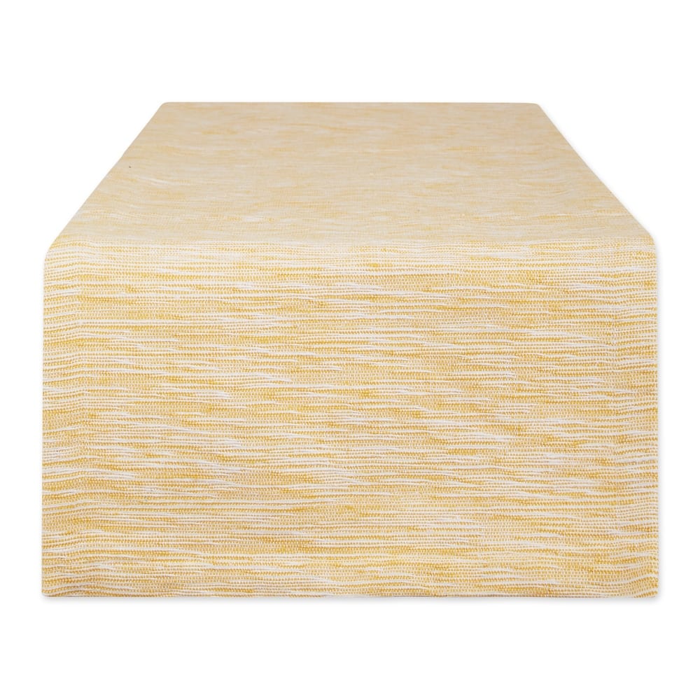 Tonal Recycled Cotton Slubby Rib Table Runner