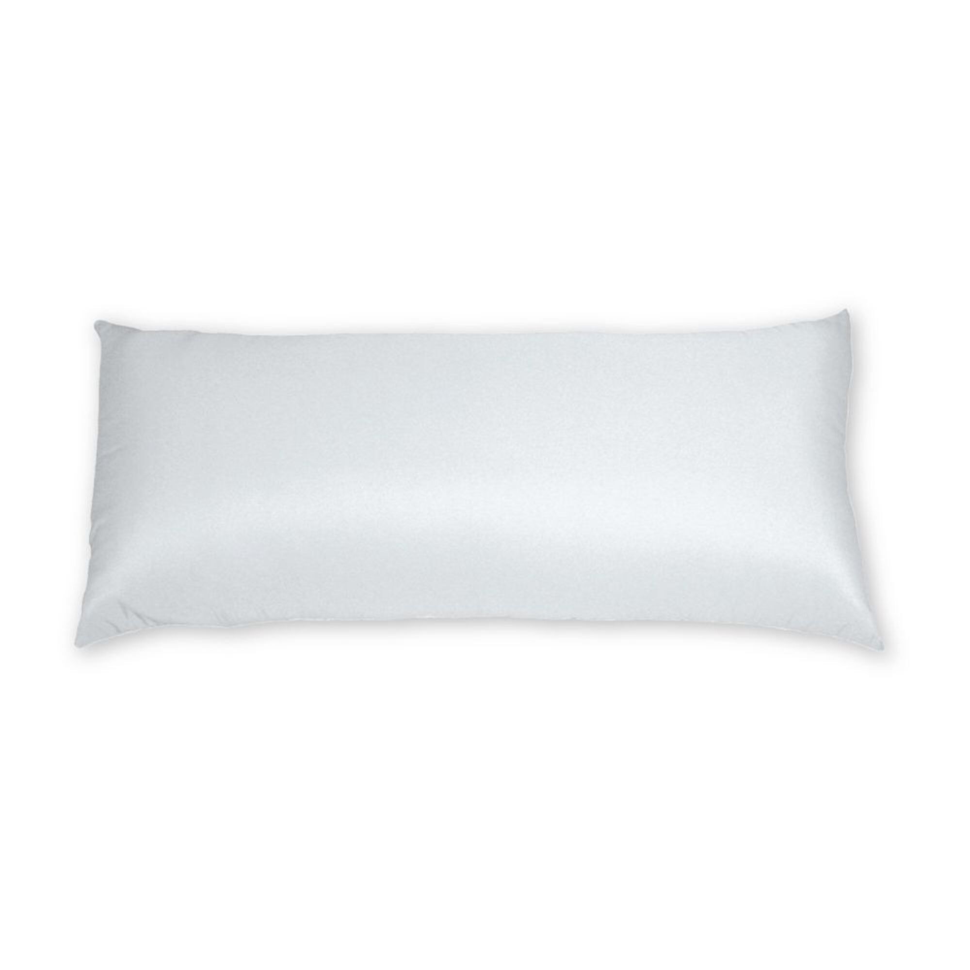 Studiio 707-White Microfiber Body Pillow - White - Bed Bath