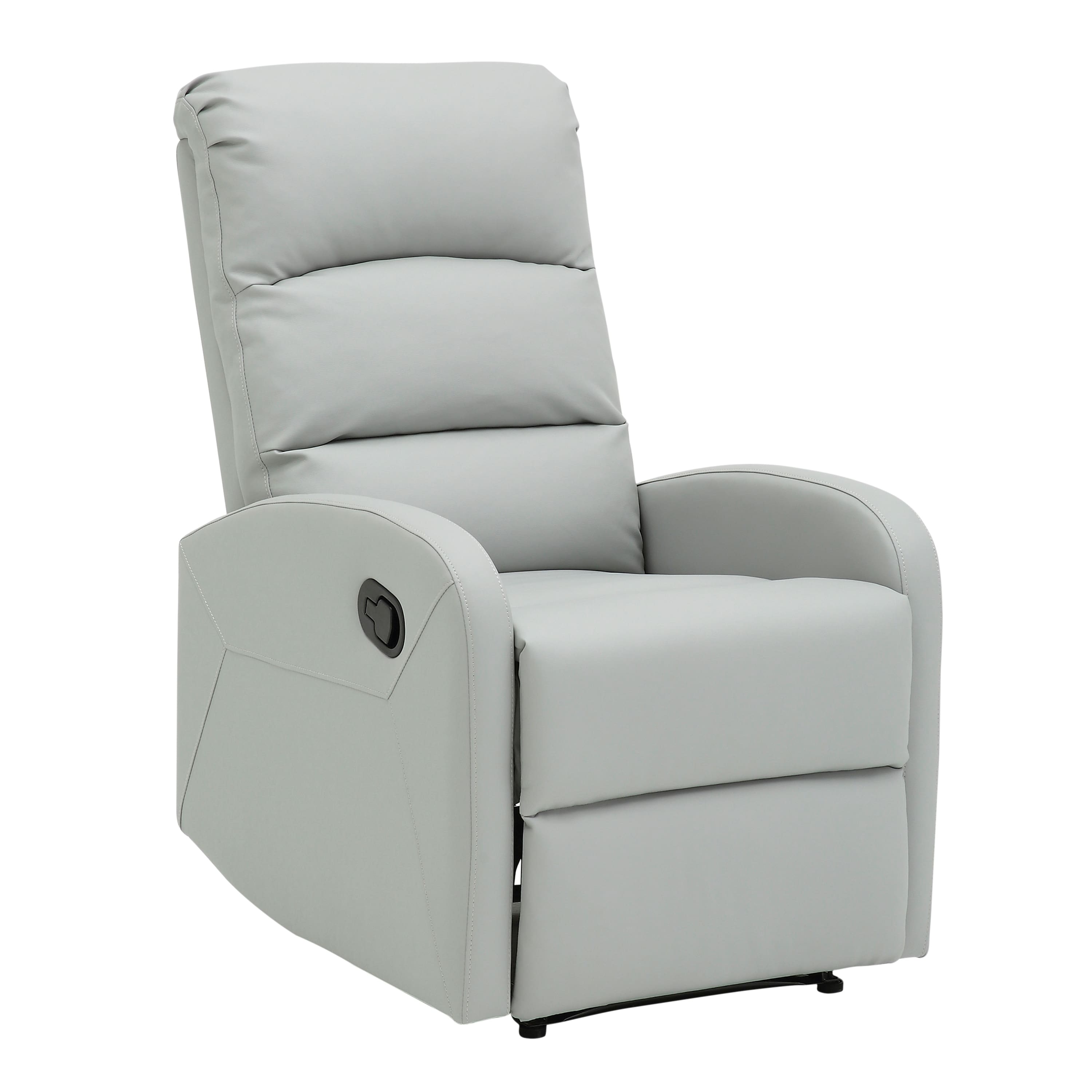 Option Light Grey Faux Leather