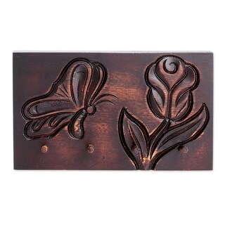 Nature's Key Rack Novica Handmade Loving In Nature Wood Key Holder - Bed Bath & Beyond ...