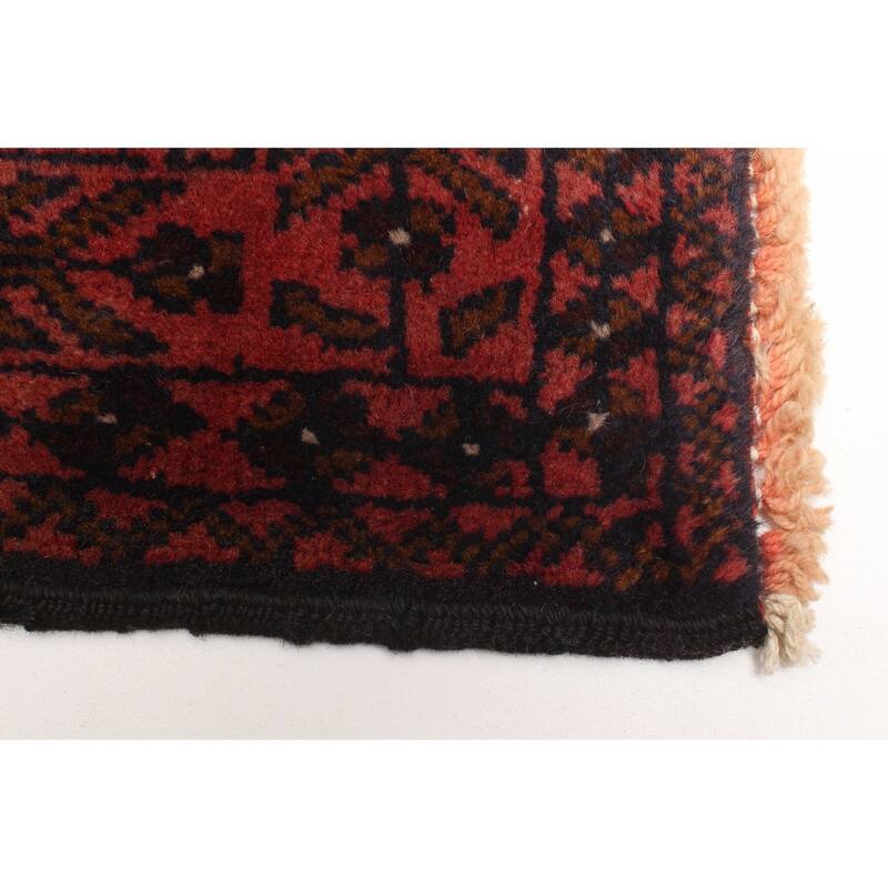 ECARPETGALLERY Hand-knotted Baluch Copper Wool Rug - 3'4 x 6'3